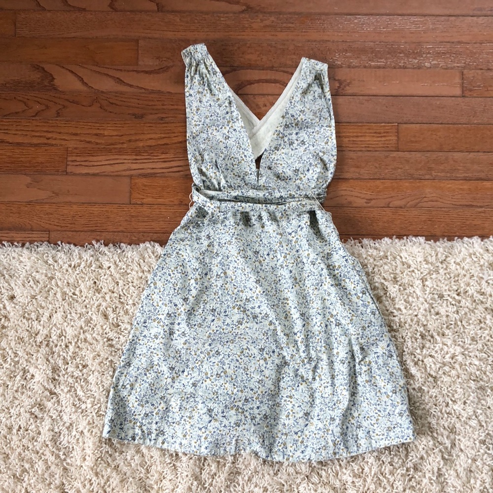 NEVER WORN Free People Pastel Tie Mini Dress